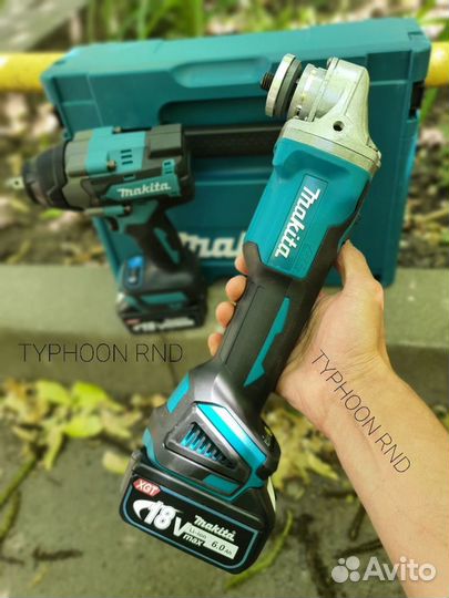 Аккумуляторный гайковёрт makita 700н.м + Болгaрка