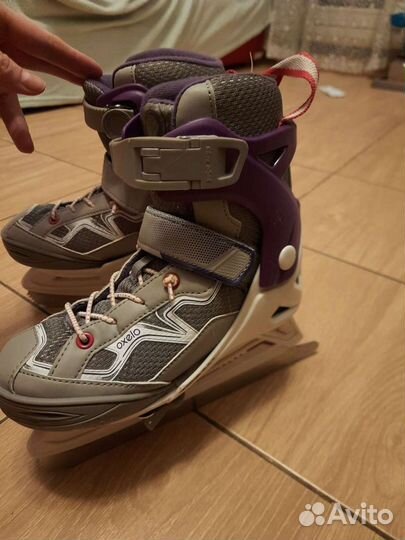 Коньки раздвижные для девочки (р-р 29-32)