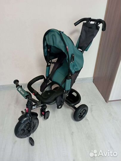 Велосипед коляска с ручкой