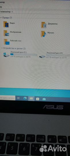 Ноутбук asus X550cс