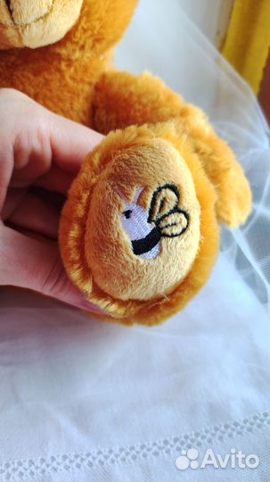 Мягкая игрушка жёлтый Мишка новый
