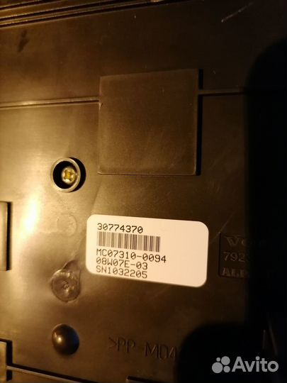 Блок управления климат-контролем 30774370 Volvo V7
