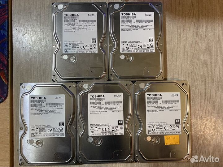 Жесткие диски 1tb, 500gb