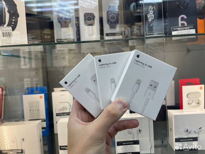 Кабель для iPhone Lightning - USB 1м (Apple)