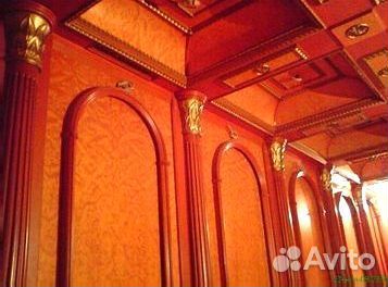 Деревянный потолок из массива дерева