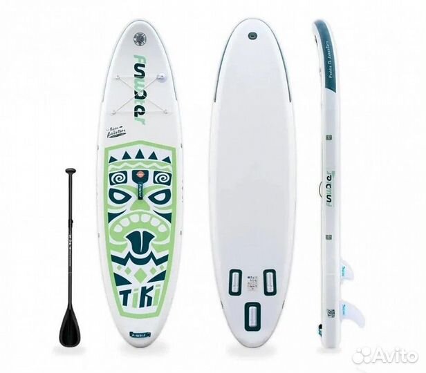 Надувная доска SUP board Funwater Tiki Green