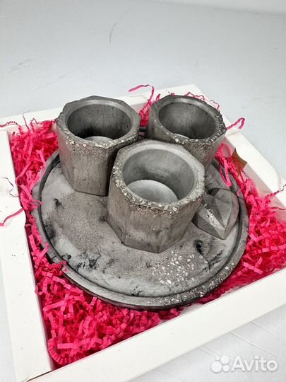 Подарок на новый год. Набор подсвечников