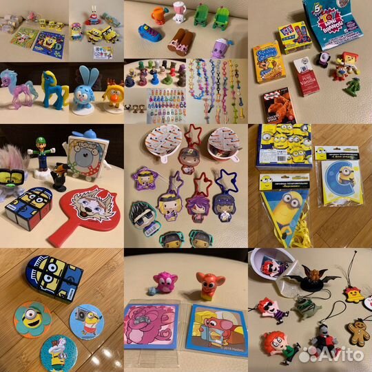 Коллекционные фигурки Макдональдс,Киндер,Sweet Box