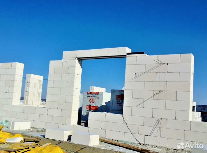 Стеновые блоки Д-500 600/300/300 мм