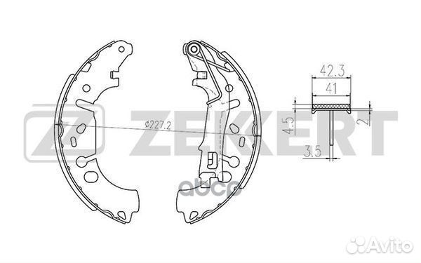 Колодки тормозные Opel Corsa D 06-; Fiat Grande