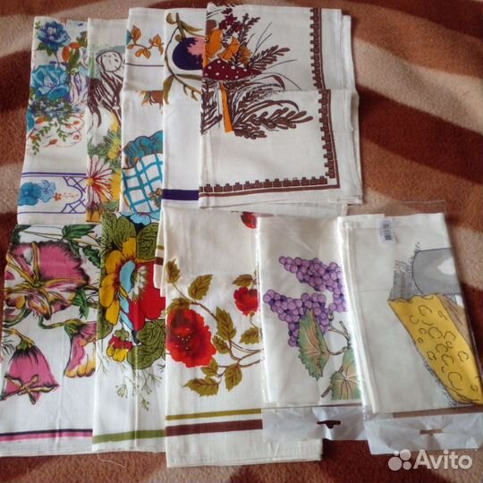 Полотенца СССР льняные