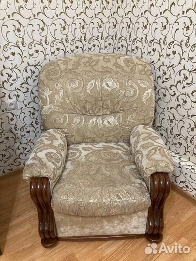 Диван и 2 кресла бу