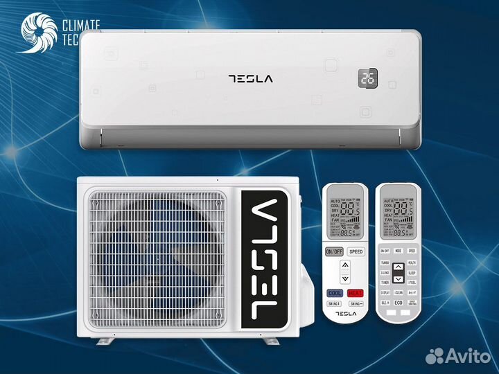 Сплит система tesla с установкой