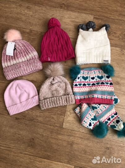 Шапки 2-6 лет Новые и б/у