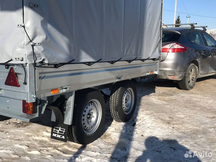 Прицеп со съёмными бортами. Кузов 2,62*1,65м