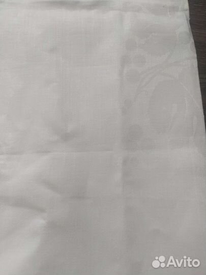 Скатерть СССР винтаж 153/155 молочный