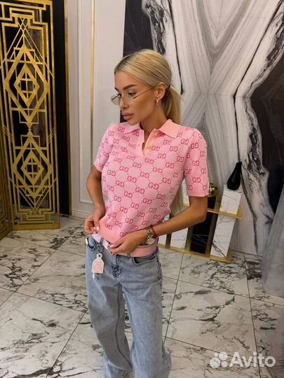 Кофта поло Gucci три расцветки