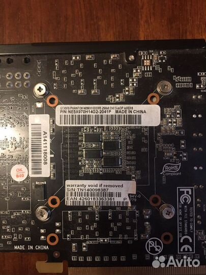 Видеокарта gtx970 phantom 4gb