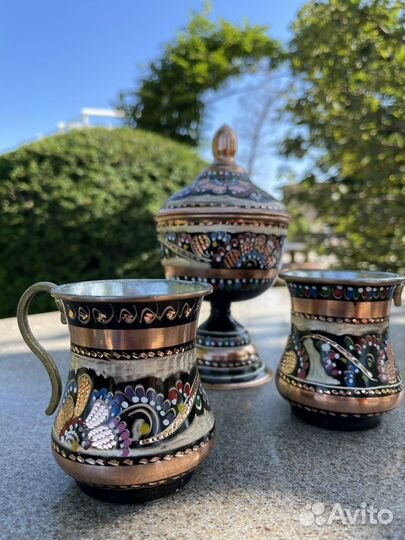 Медная ваза