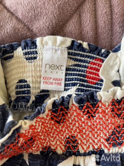 Летний песочник для девочки next р 68