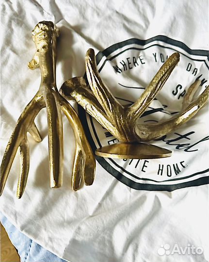 Набор подсвечников H&M home ретро рога