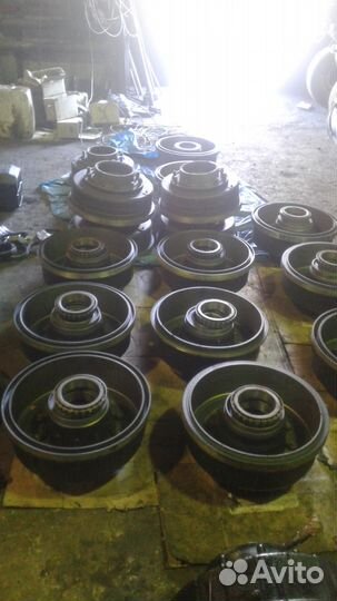 Ступица с баробаном в сборе Урал