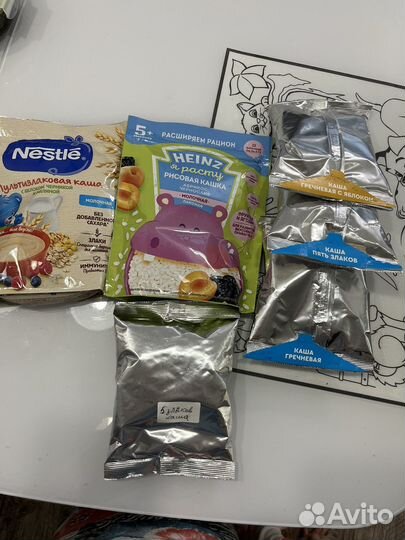 Детские каши молочные