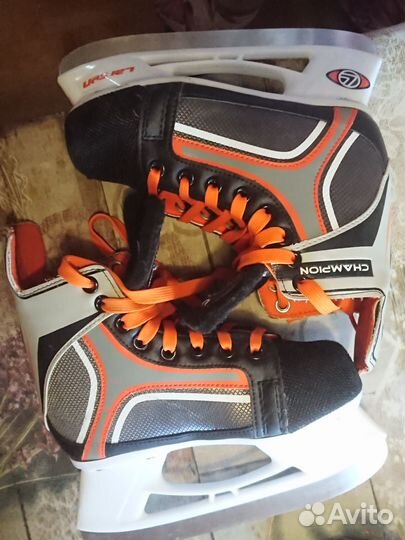 Коньки хоккейные ларсен 34