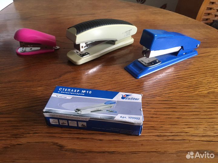 Канцелярские товары степлер скобы срепки дырокол