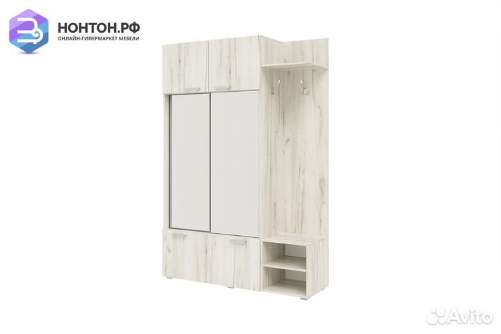 Прихожая Стелла дуб крафт белый