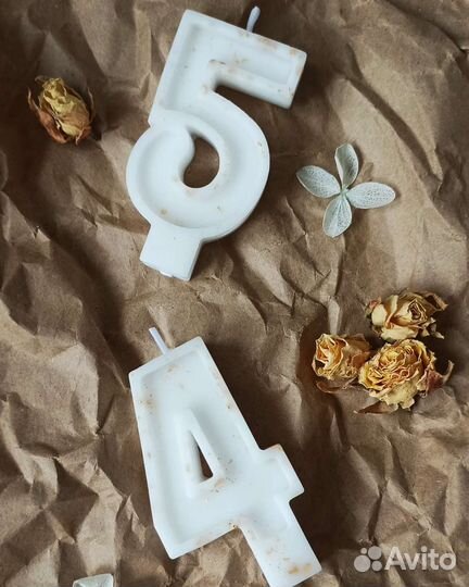 Свеча-цифра для торта/бенто