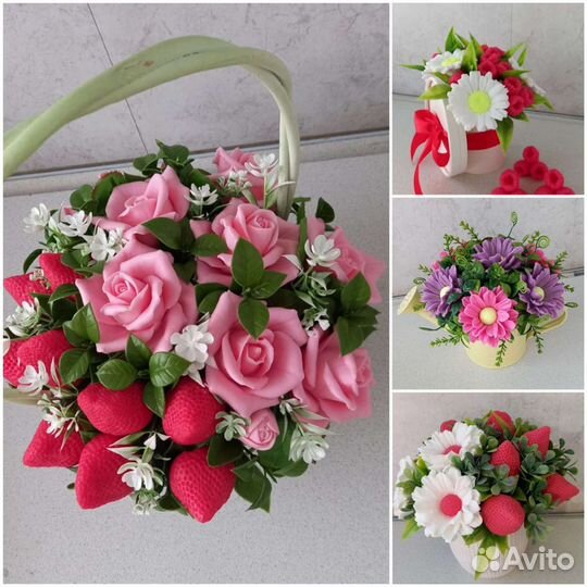 Букеты из мыла ручной работы