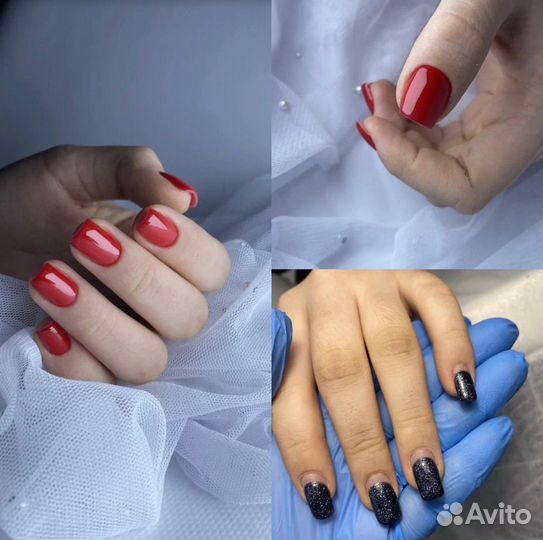 Аппаратный маникюр + покрытие