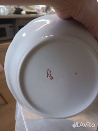 Набор посуды фарфоровая, 20 предметов. Торг