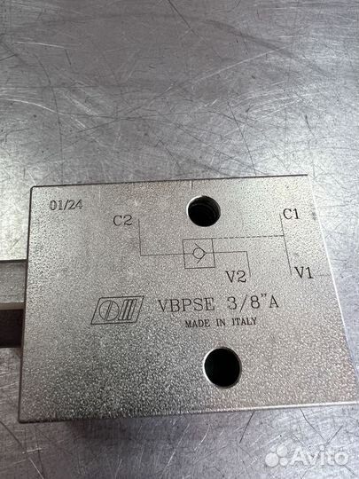 Односторонний гидрозамок vbpse 3/8 A V0274