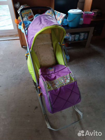 Коляска санки