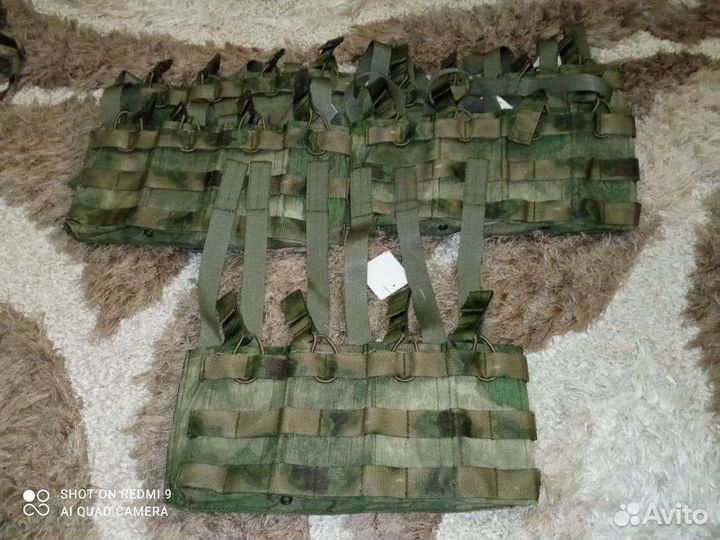 Подсумок акм 4 панель на броник на молле без клап