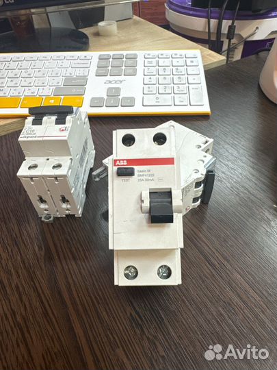 Автомат диф вдт 2П 25А, 30мА, ас, BMF41225 ABB