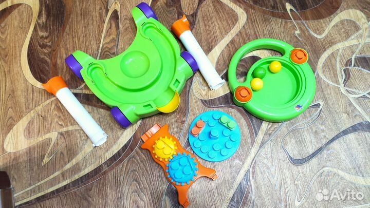 Каталка ходунки Molto игровая с конструктором