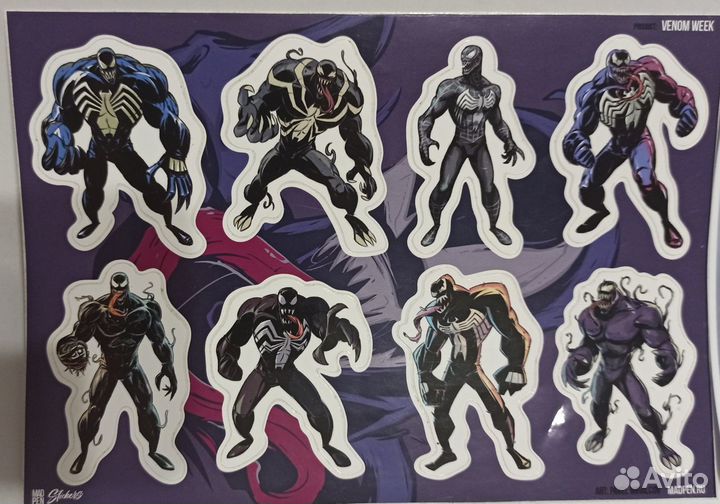 Стикеры Веном, Благие знамения, Ведьмак от Netflix