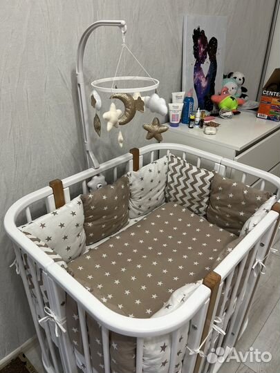 Бортики в детскую кроватку