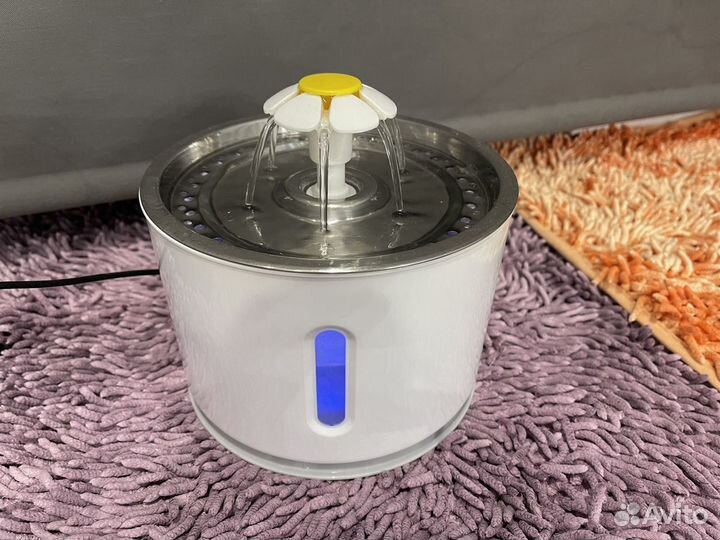 Фонтан поилка с датчиком движения