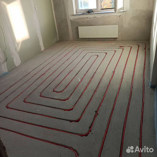 Теплый пол. теплый пол в существующей стяжке. пере