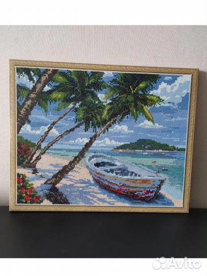 Новая алмазная мозаика, вышивка 40-50 см,подрамник