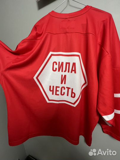 Хоккейный свитер джерси спартак