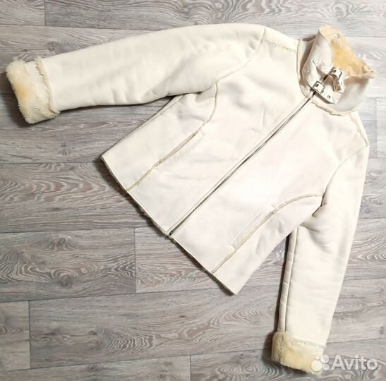 Дубленка женская авиатор 44-46