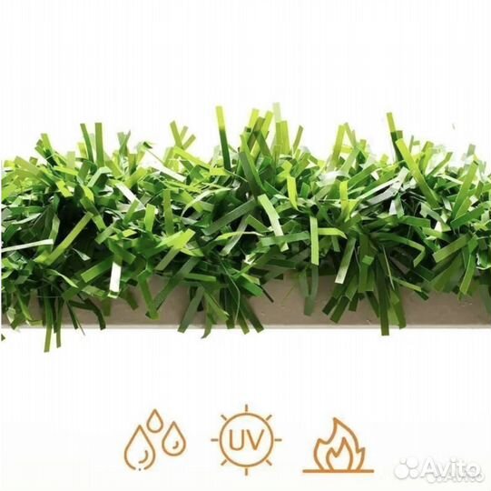 Забор из искусственной травы / зеленая изгородь