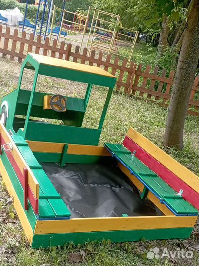 Грузовик песочница для детского сада/площадки