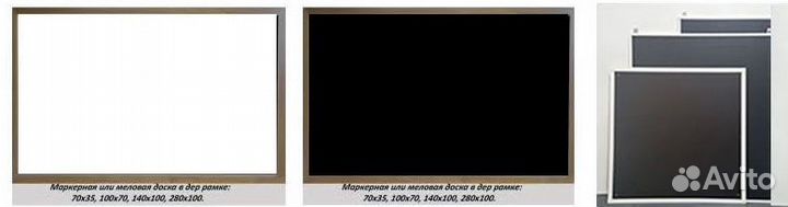 Маркерные, меловые доски, штендеры, флипчарты