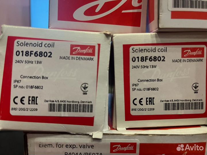 Катушка Danfoss BG240AS (018F6802)